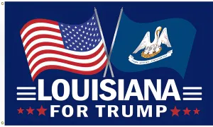 ANUFER Double Sided Donald Trump 2024 President Election Flag America States Voting Flag 3x5 foot with Grommets Pattern 17