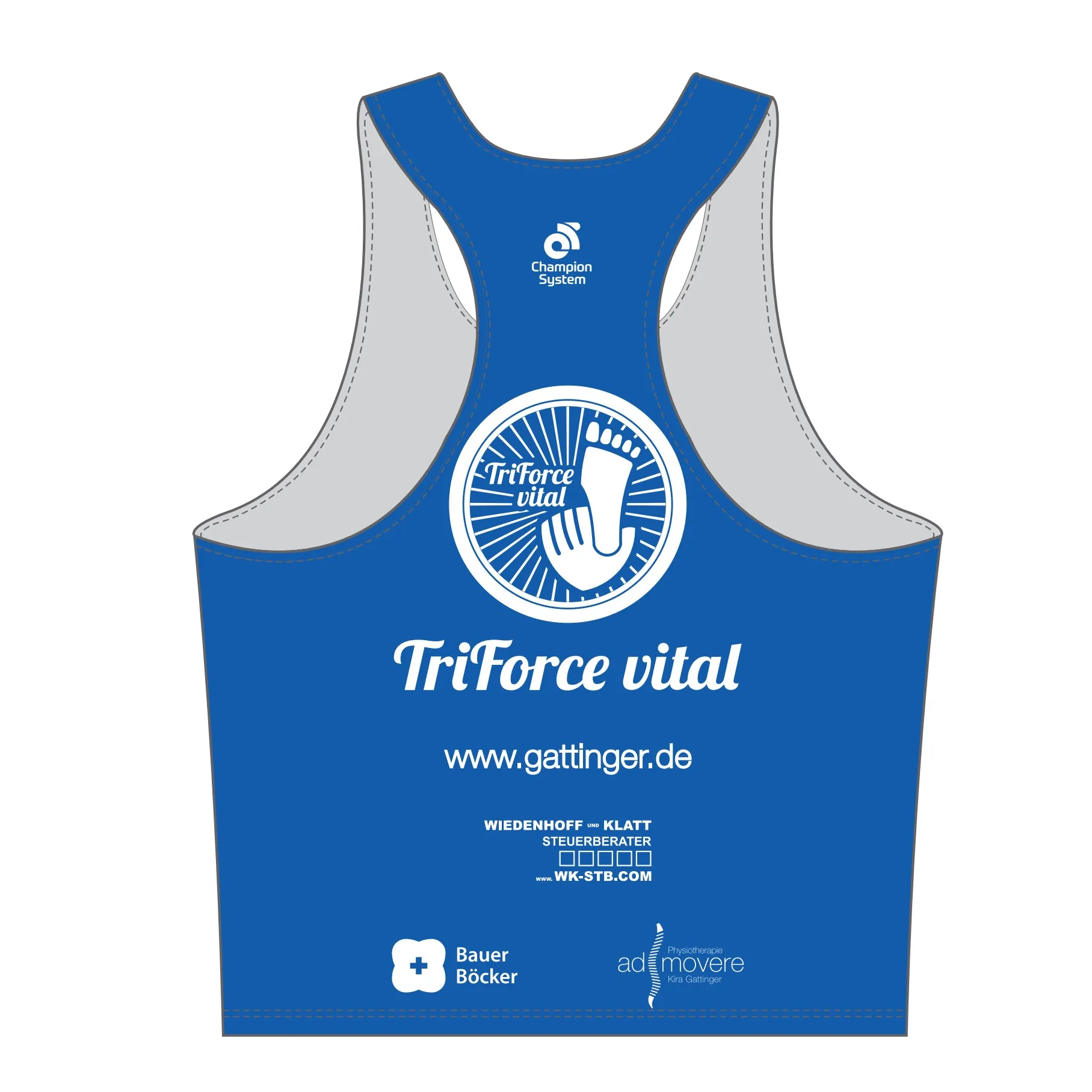 Apex Men's Marathon Singlet (Helium)