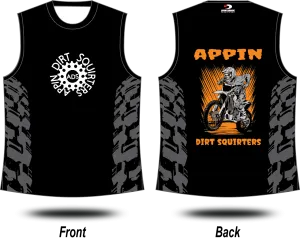 APPIN DIRT - Singlets (Colour Options)