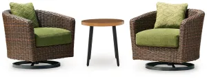 Ashley Express - Horizon Hall 2 Lounge Chairs with End Table