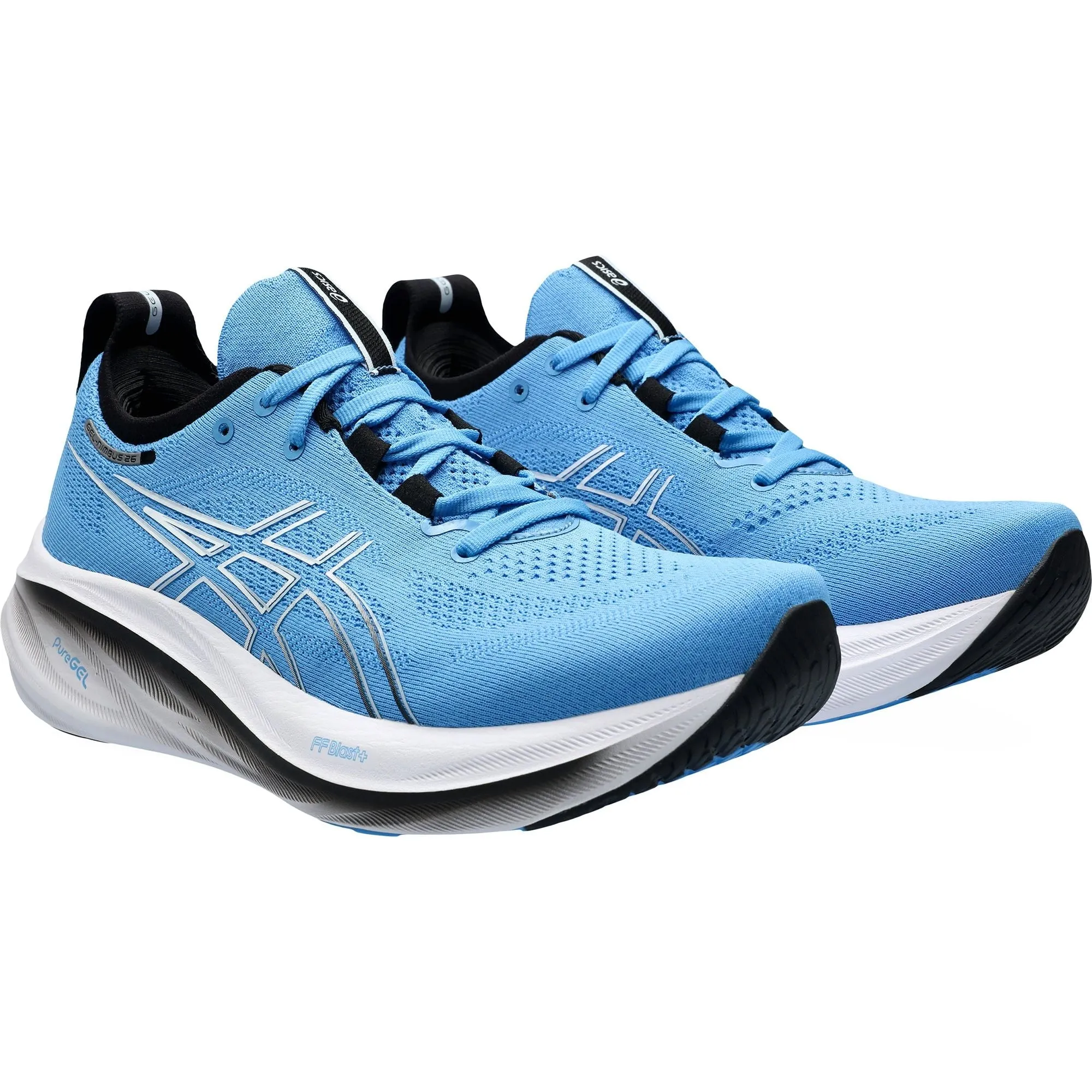 Asics Gel Nimbus 26 Mens Running Shoes - Blue