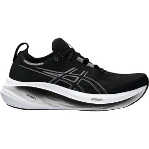 Asics Gel Nimbus 26 WIDE FIT (2E) Mens Running Shoes - Black