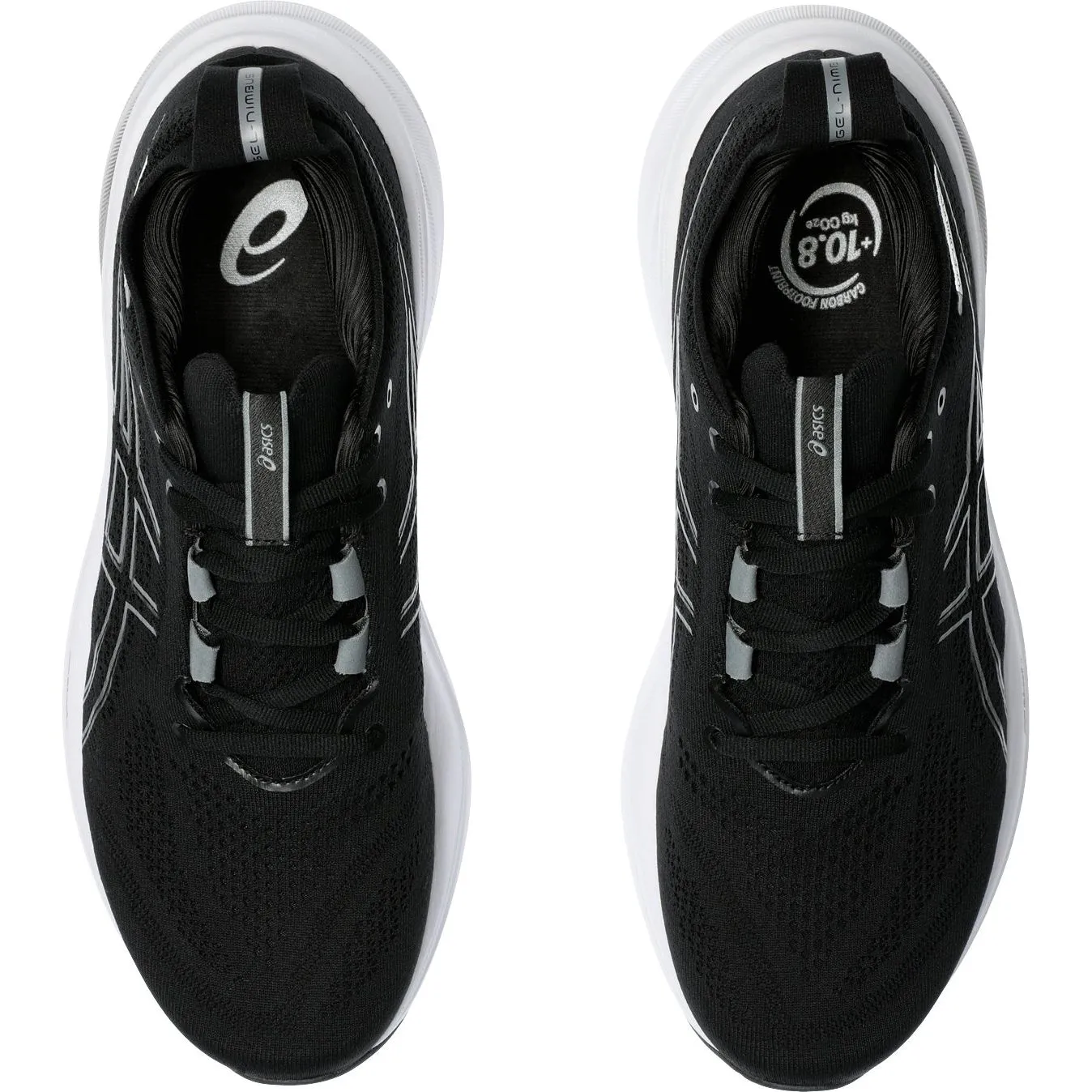 Asics Gel Nimbus 26 WIDE FIT (2E) Mens Running Shoes - Black