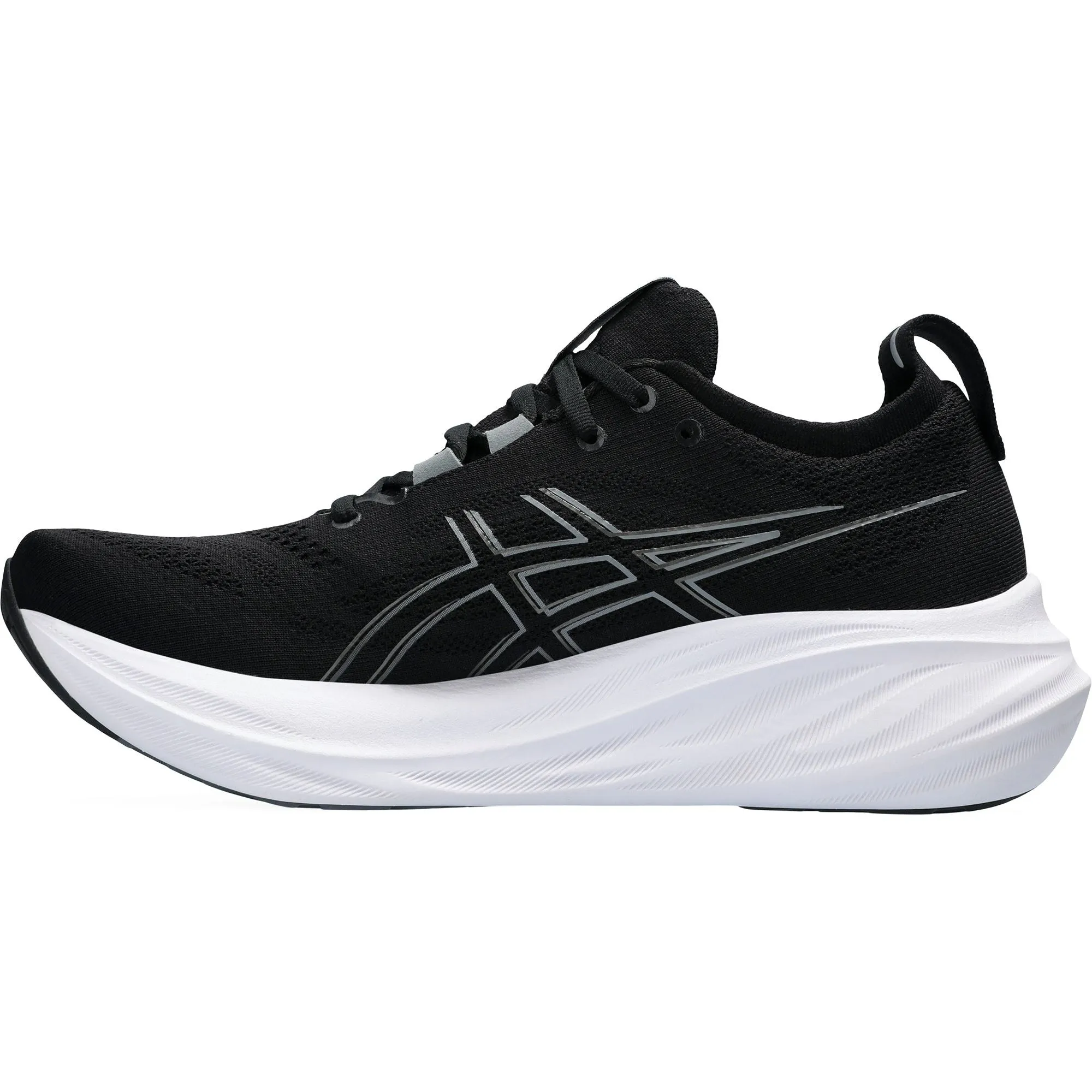 Asics Gel Nimbus 26 WIDE FIT (2E) Mens Running Shoes - Black