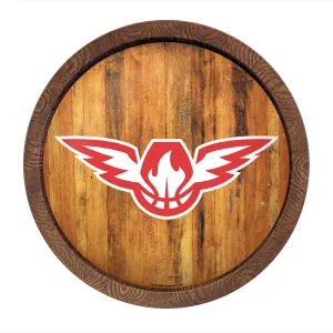 Atlanta Hawks: Logo - "Faux" Barrel Top Sign