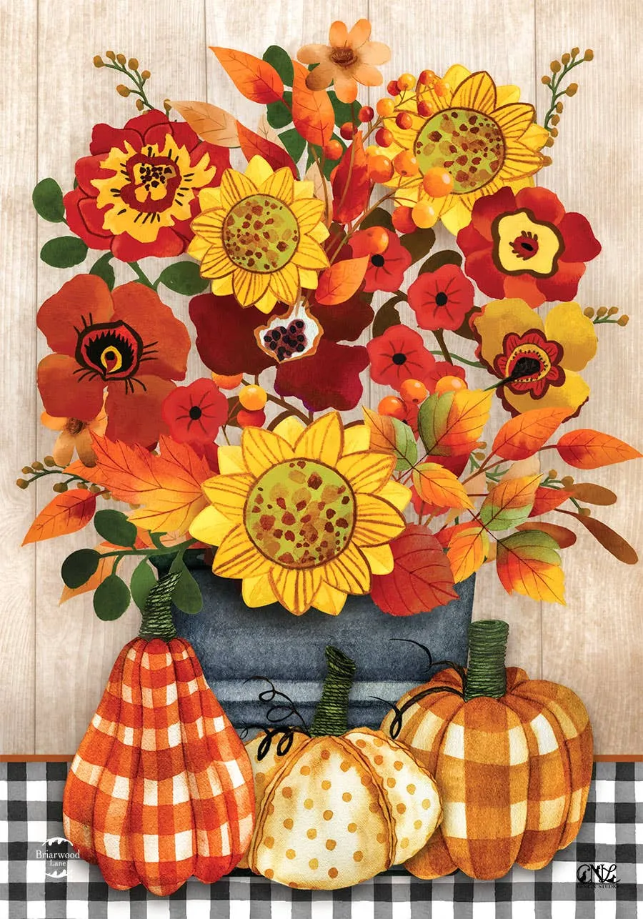 Autumn Bouquet Garden Flag 12" x 18"