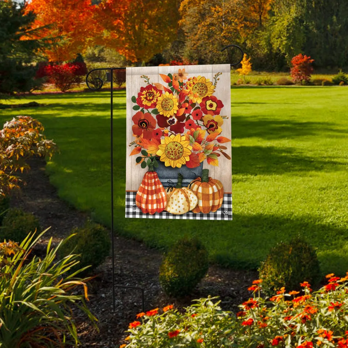 Autumn Bouquet Garden Flag 12" x 18"