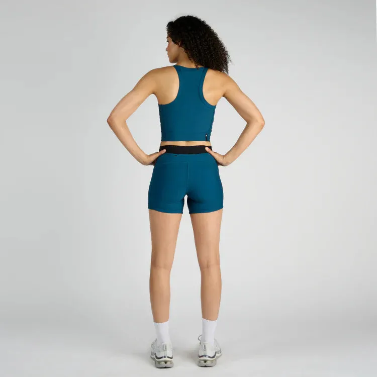 Bandit Running Cadence 5" Women's Compression Shorts - Deep Teal