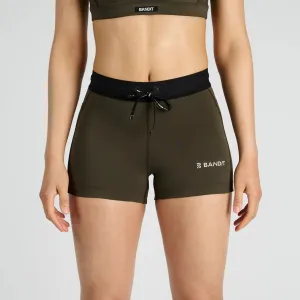 Bandit Running Stamina 3" Women's Compression Shorts - Olive