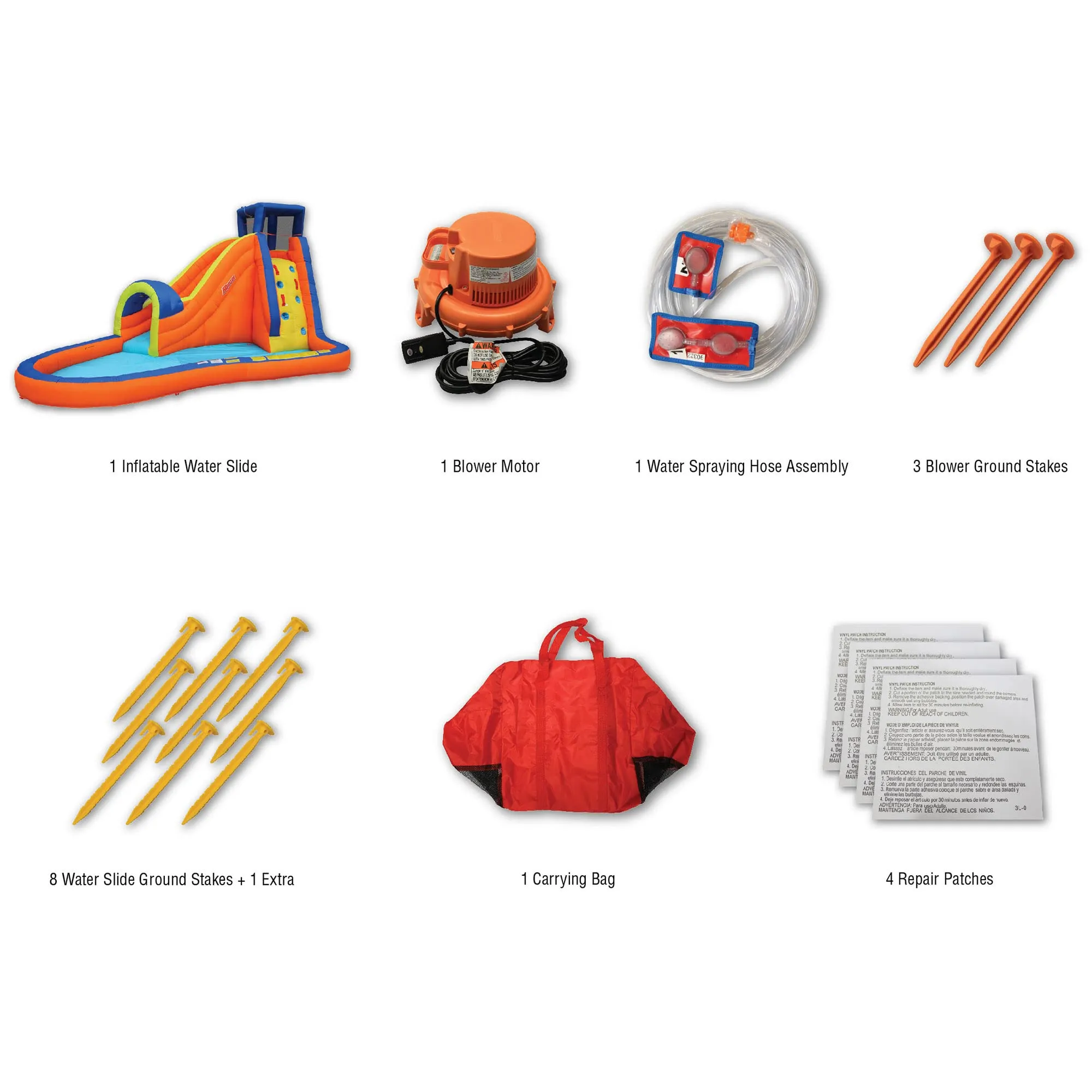 BANZAI Pipeline Water Park Toy Length: 14 ft 7 Width: 9 ft 6