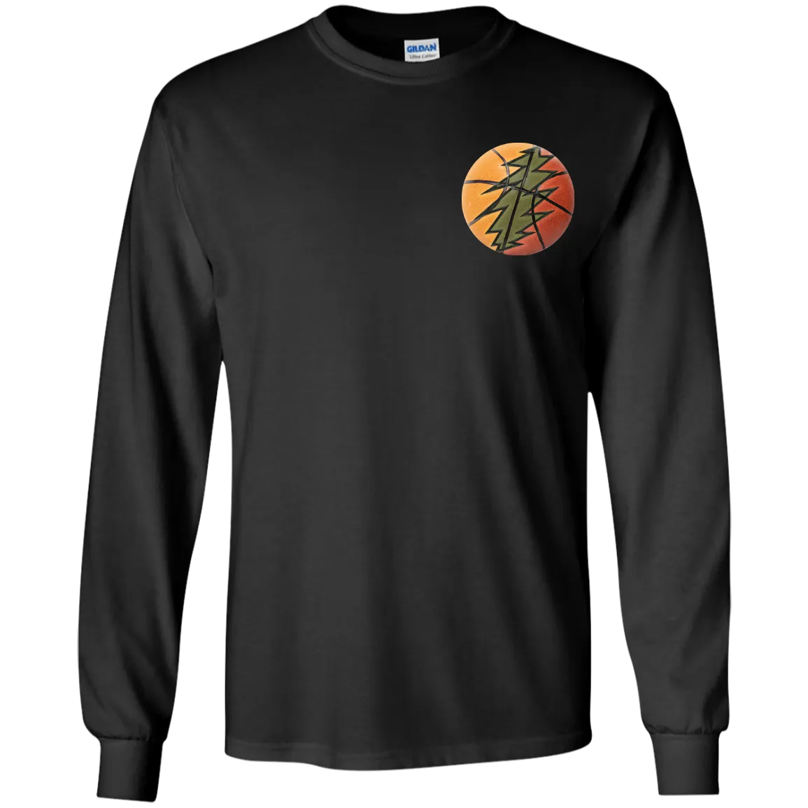 Basketball Bolt - Boys Youth Classic Long Sleeve T-Shirt