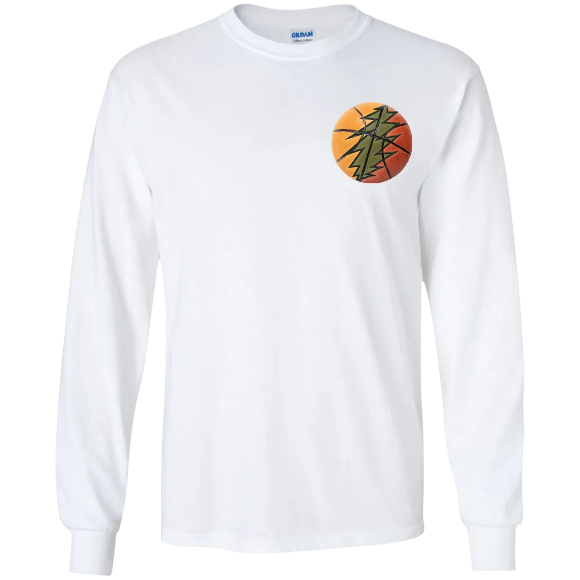 Basketball Bolt - Boys Youth Classic Long Sleeve T-Shirt