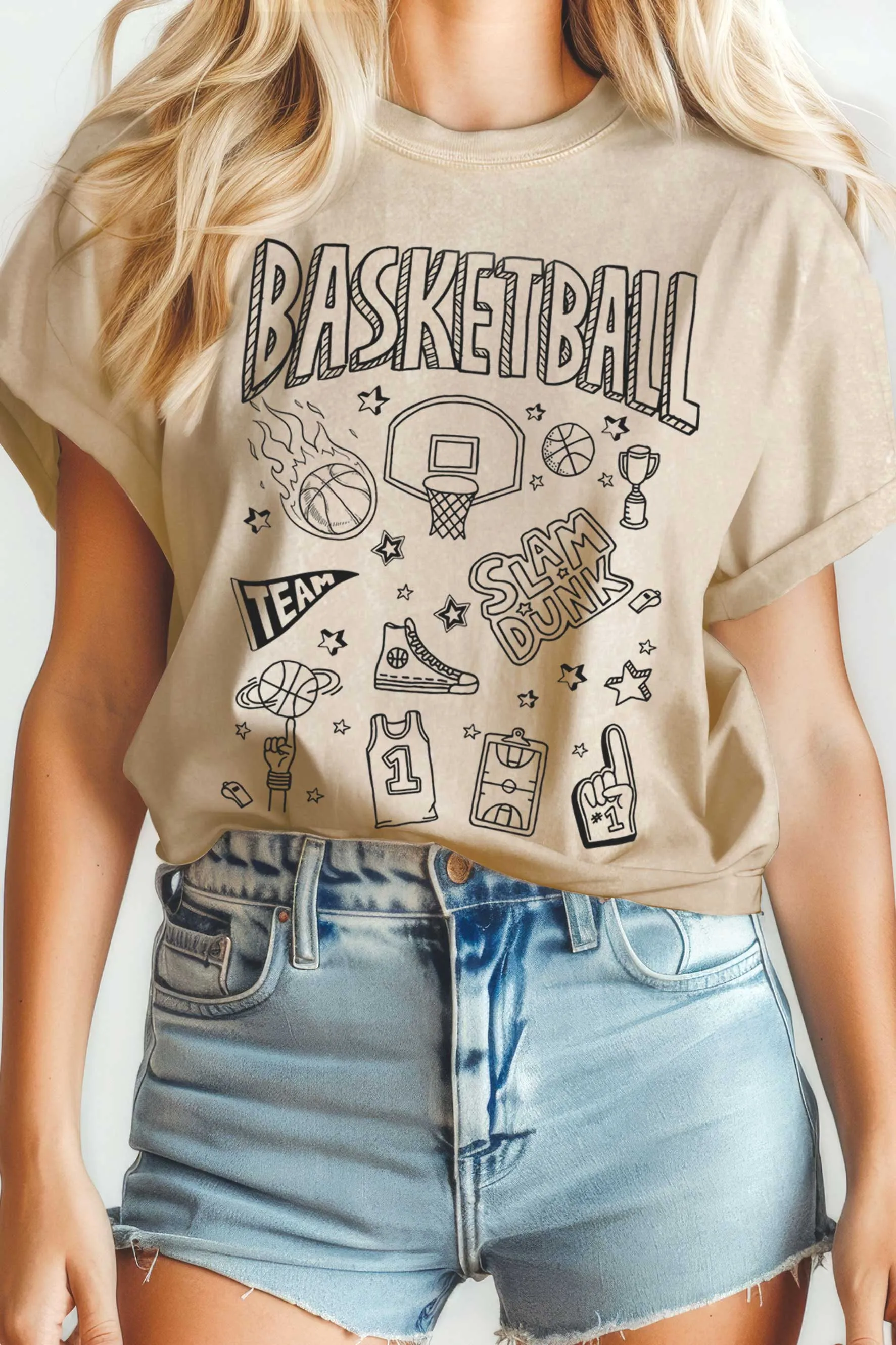 BASKETBALL ICONS GRAPHIC TSHIRTS