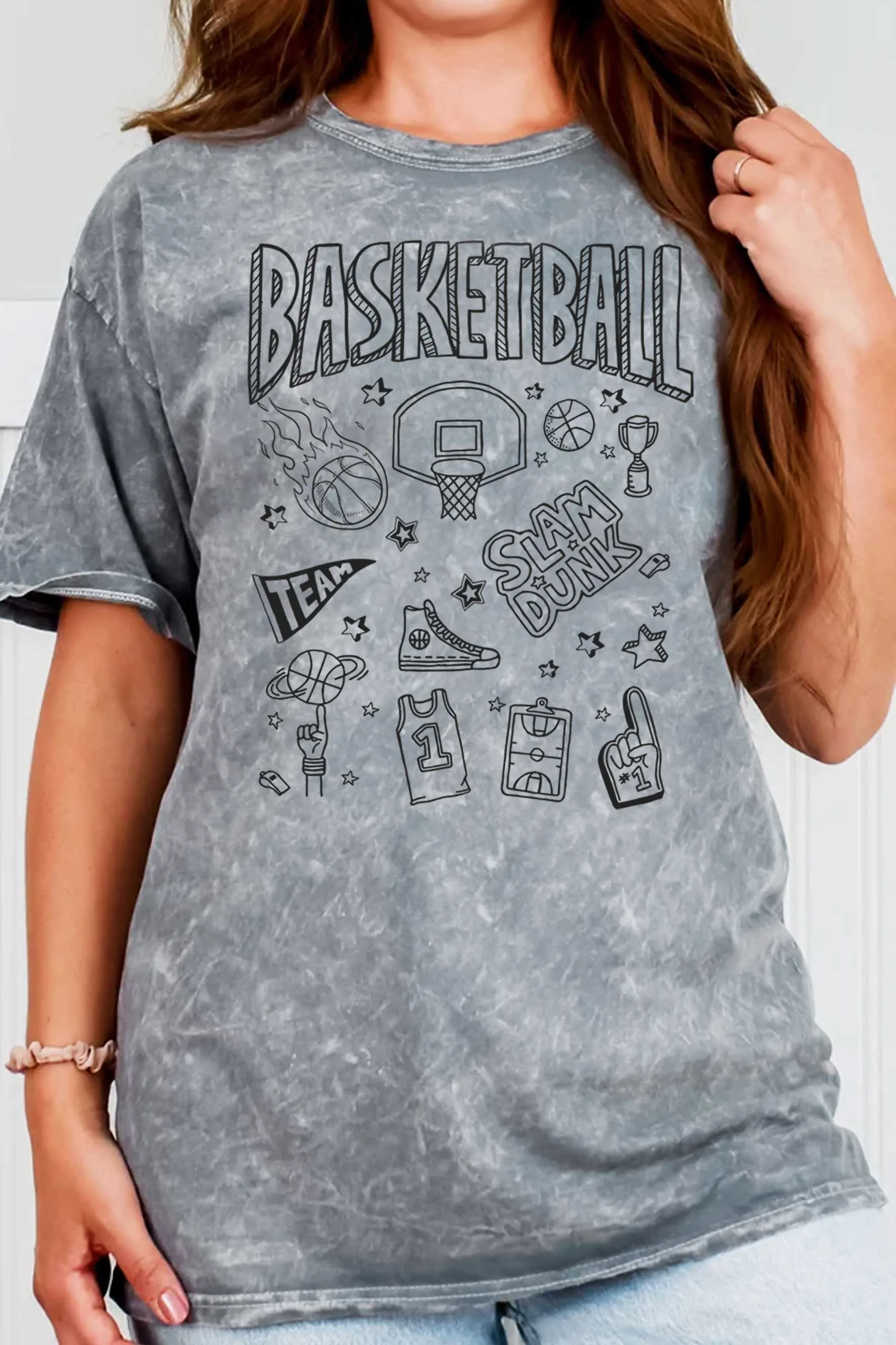 BASKETBALL ICONS GRAPHIC TSHIRTS