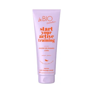 BeBio START YOUR ACTIVE TRAINING Natural body massage oleogel 250ml