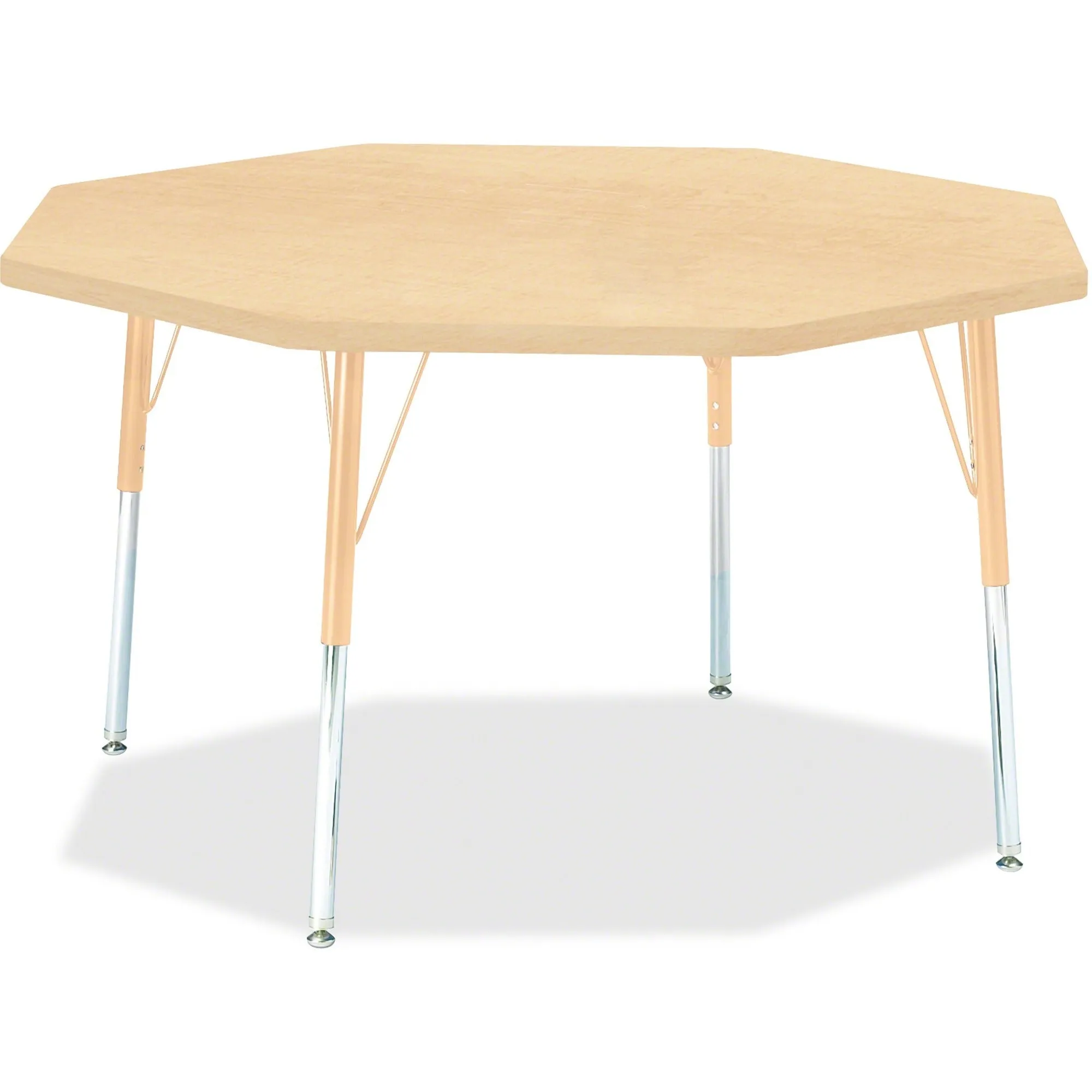Berries Adult Height Maple Top/Edge Octagon Table