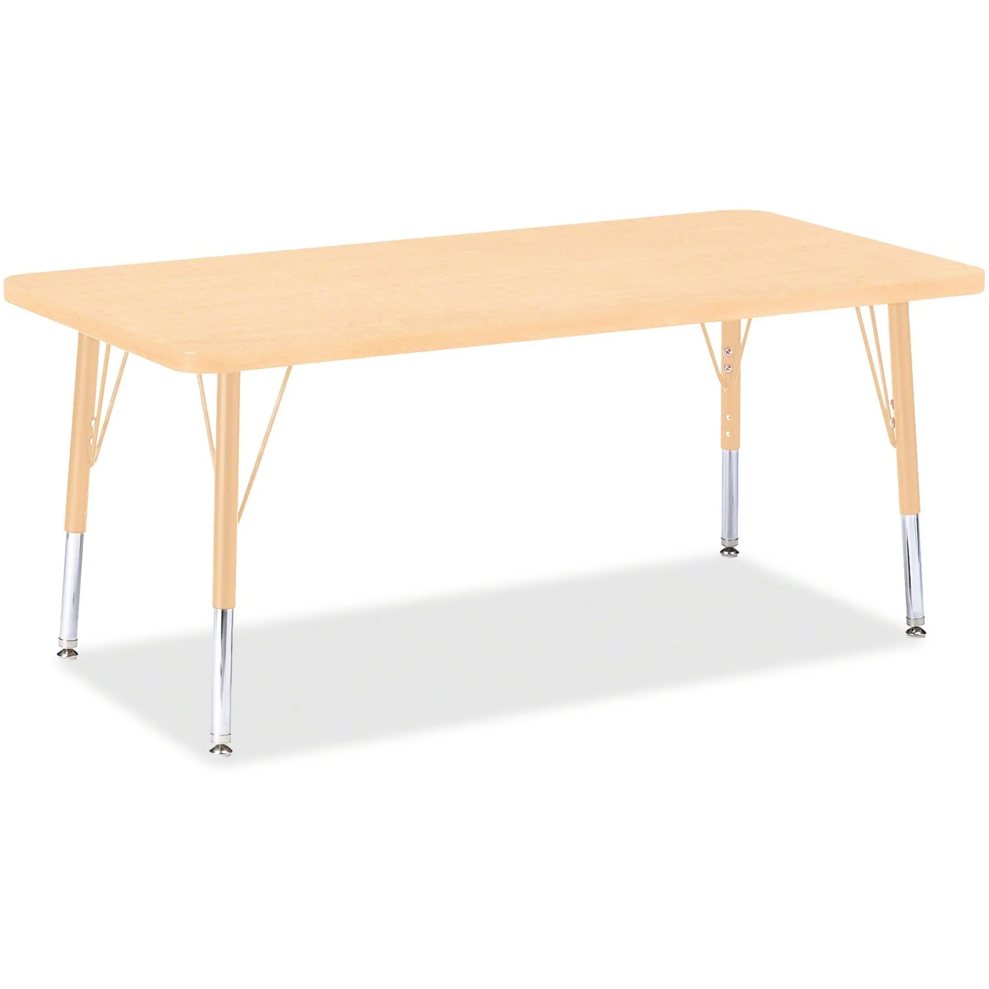 Berries Adult Height Maple Top/Edge Rectangle Table