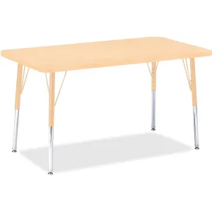 Berries Adult Height Maple Top/Edge Rectangle Table