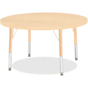 Berries Toddler Height Maple Top/Edge Round Table