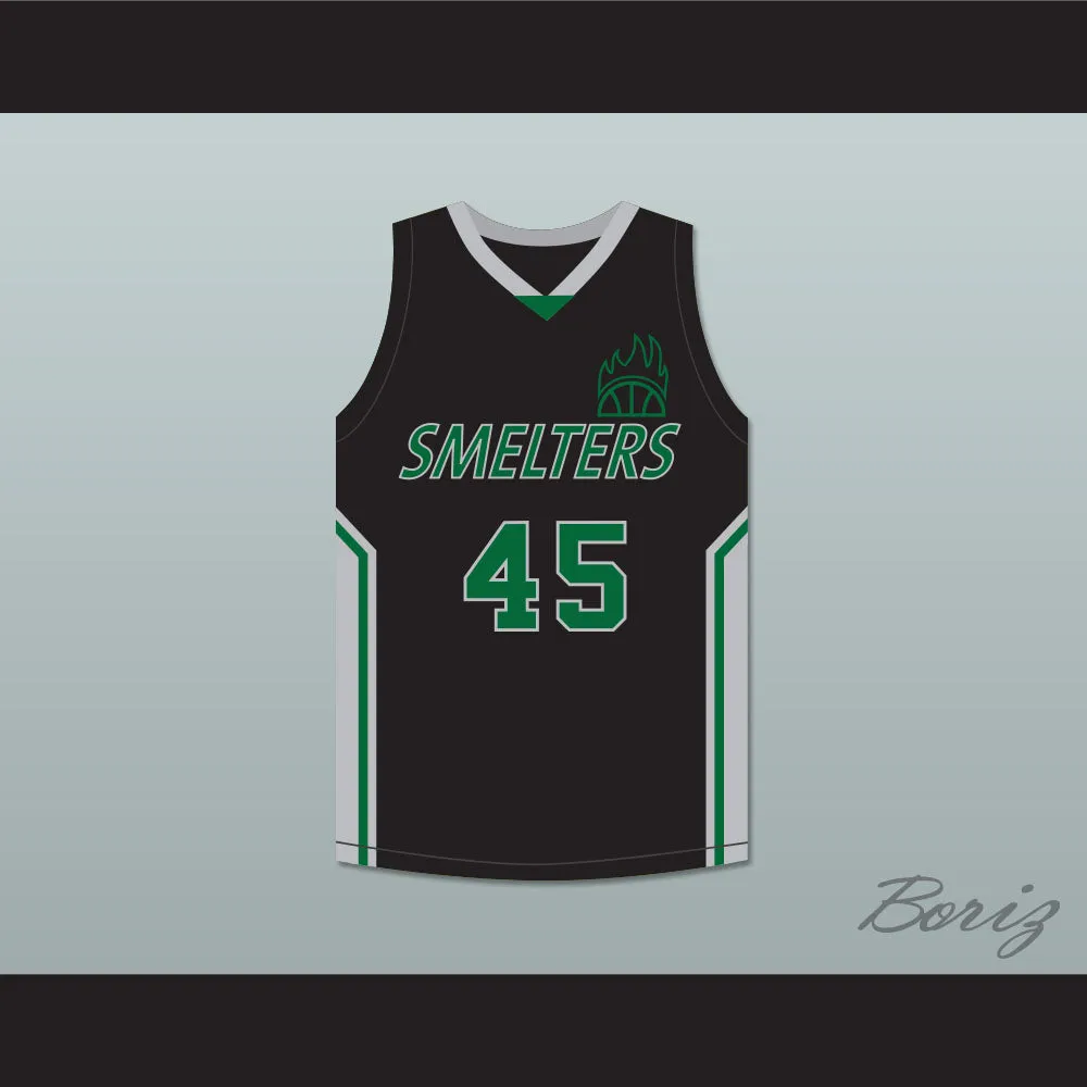Big Mac 45 Mt Vernon Junior High School Smelters Basketball Jersey Rebound