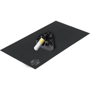 Bike Trainer Accessory Kit with Mat Climbing Riser Block Towel