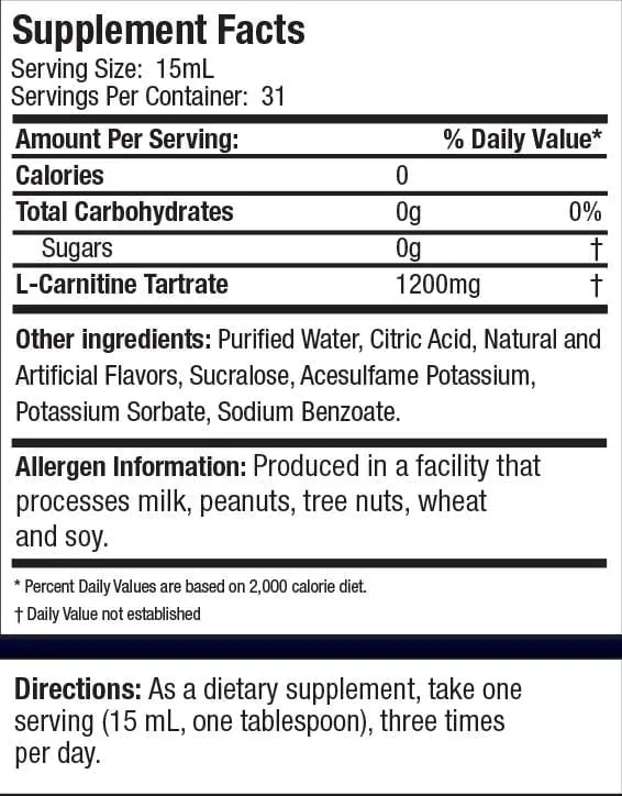 Bio-X Liquid Carnitine Blue Raspberry