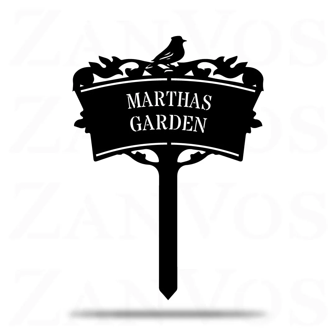 Bird Stake Monogram
