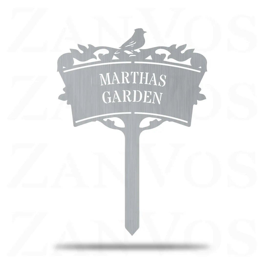 Bird Stake Monogram