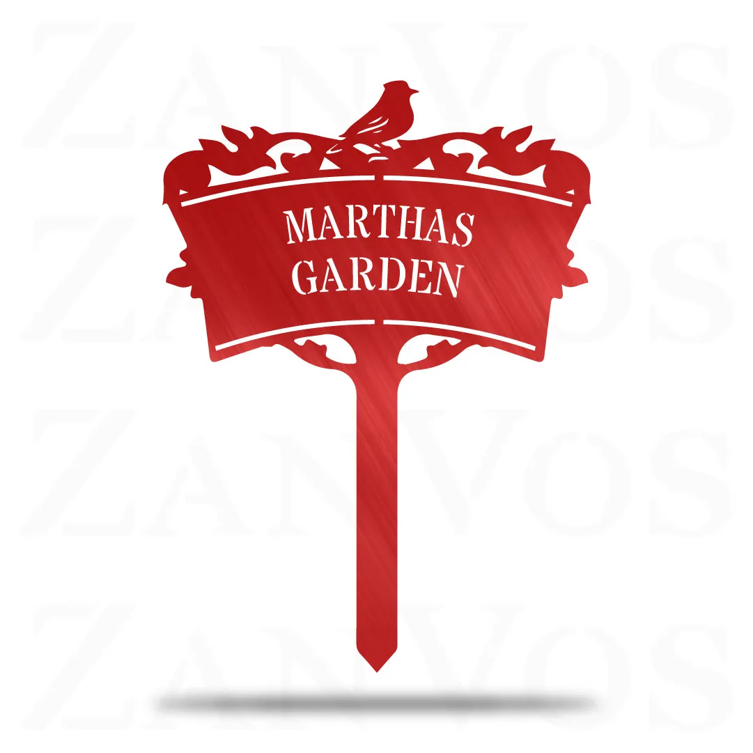 Bird Stake Monogram