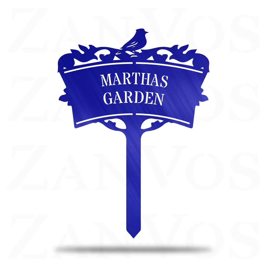 Bird Stake Monogram