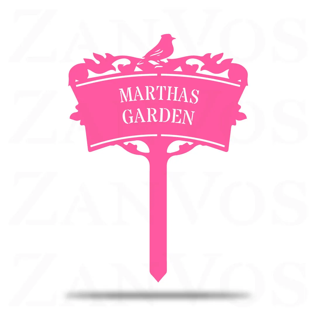 Bird Stake Monogram