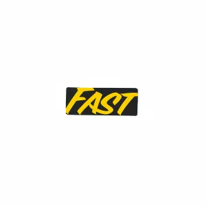 Black Script Sticker