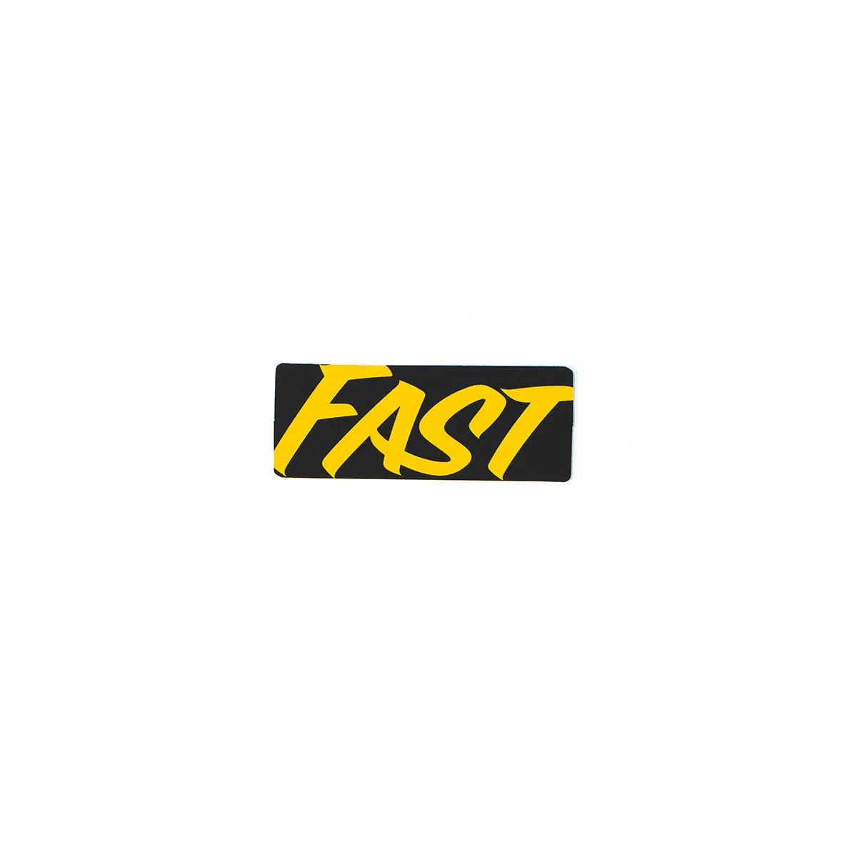 Black Script Sticker