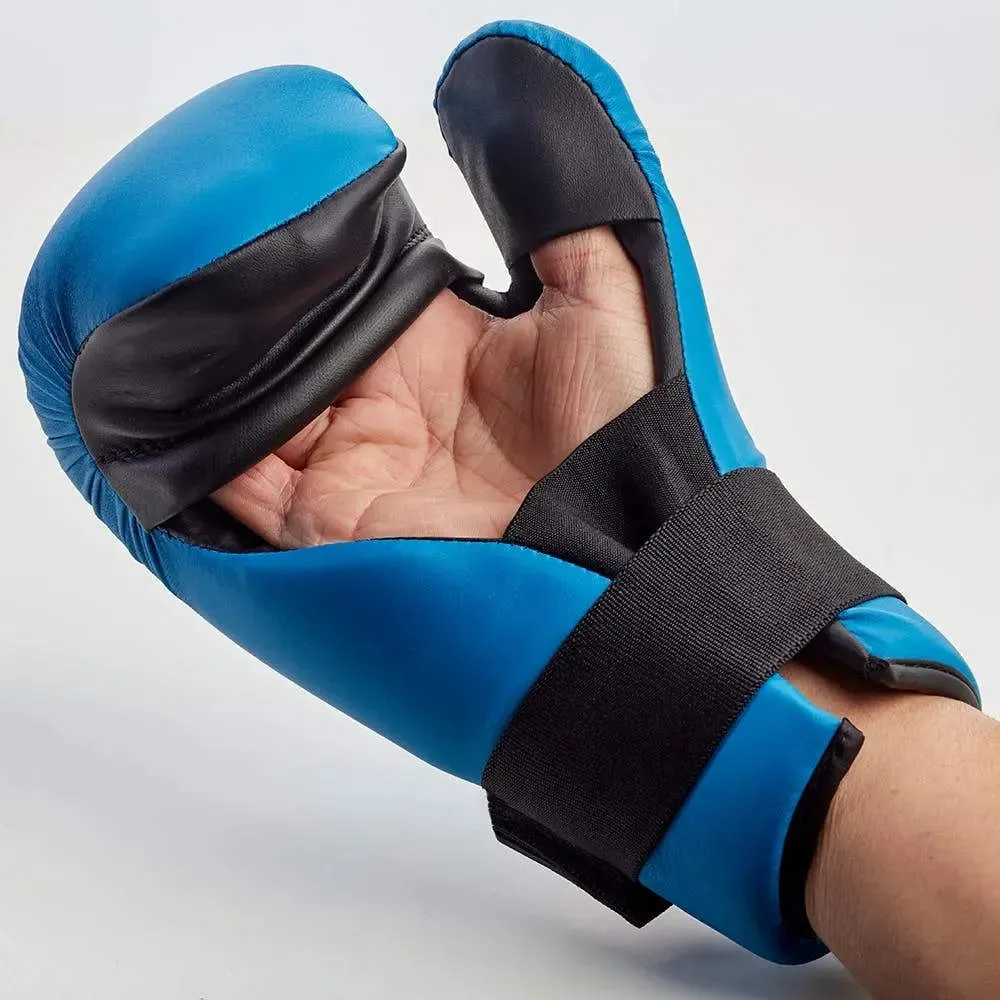 Blitz Sports PU Semi Contact Open Palm Gloves