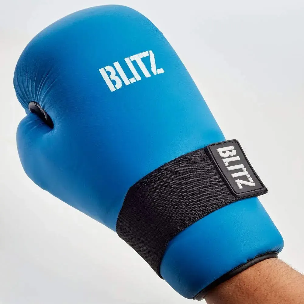 Blitz Sports PU Semi Contact Open Palm Gloves