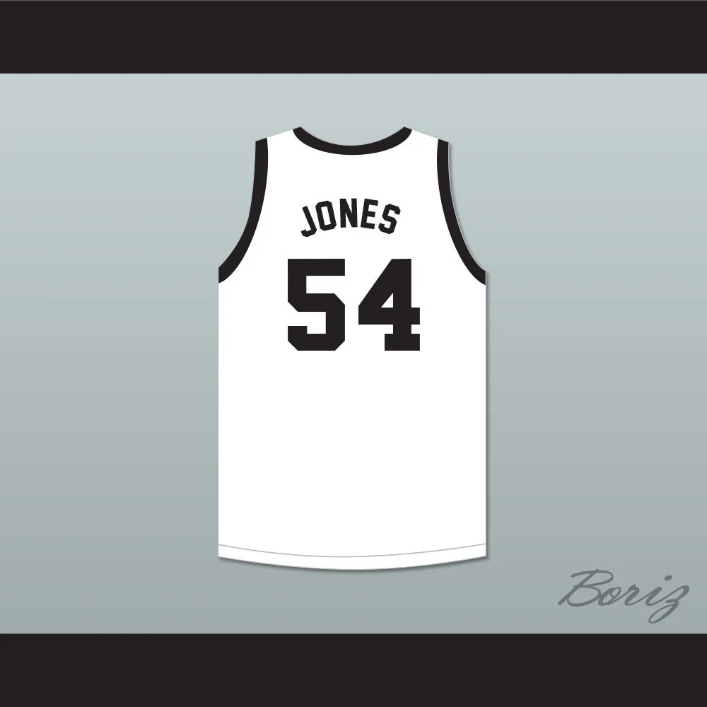 Bobby Jones 54 South Mecklenburg High School Sabres White Basketball Jersey