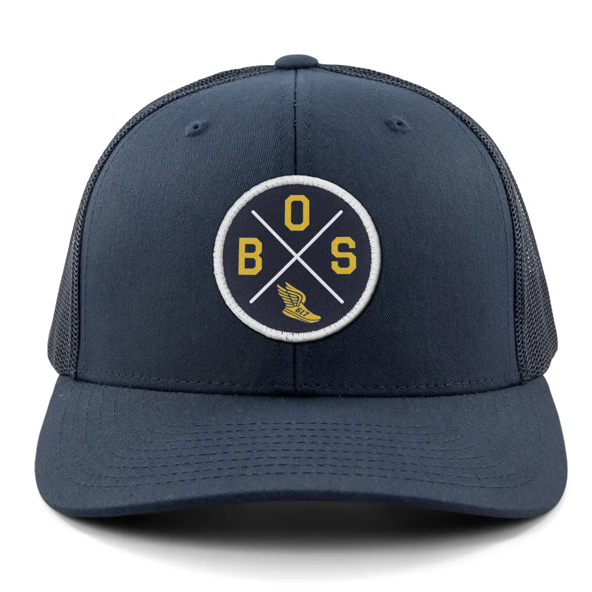 BOS Running Circle Emblem Classic Snapback Trucker