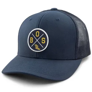 BOS Running Circle Emblem Classic Snapback Trucker