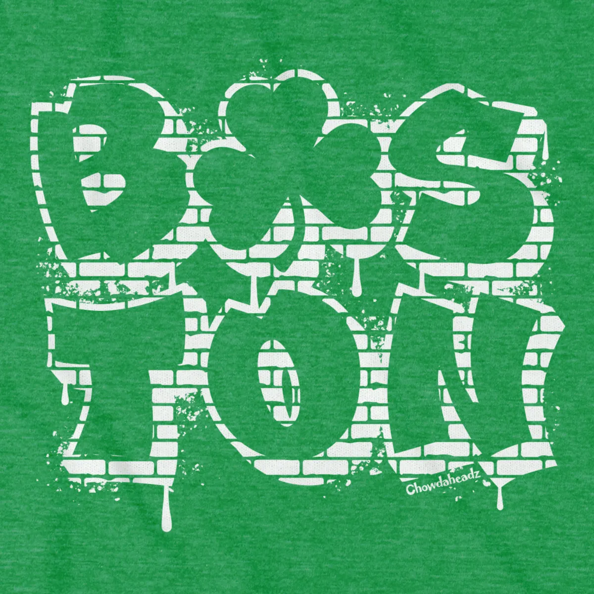 Boston Shamrock Stacked Graffiti Youth T-Shirt