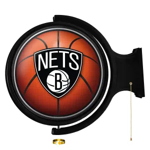Brooklyn Nets: Basketball - Original Round Rotating Lighted Wall Sign