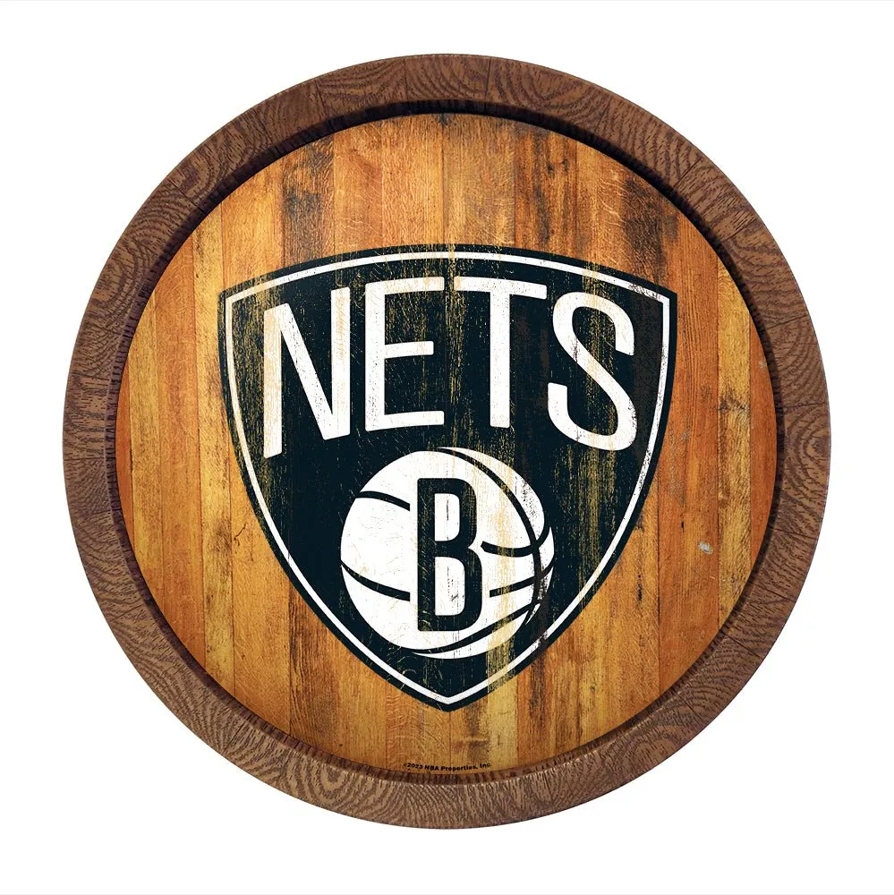 Brooklyn Nets: "Faux" Barrel Top Sign