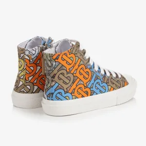 Burberry TB Monogram Hi-Top Trainers