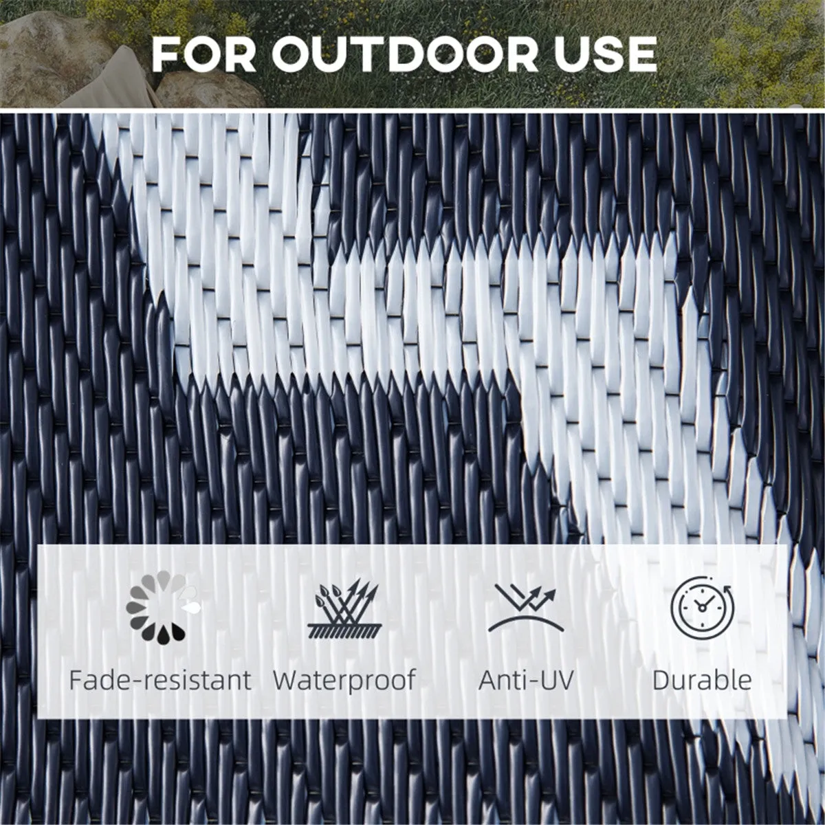 Camping Carpet Straw Floor Mat