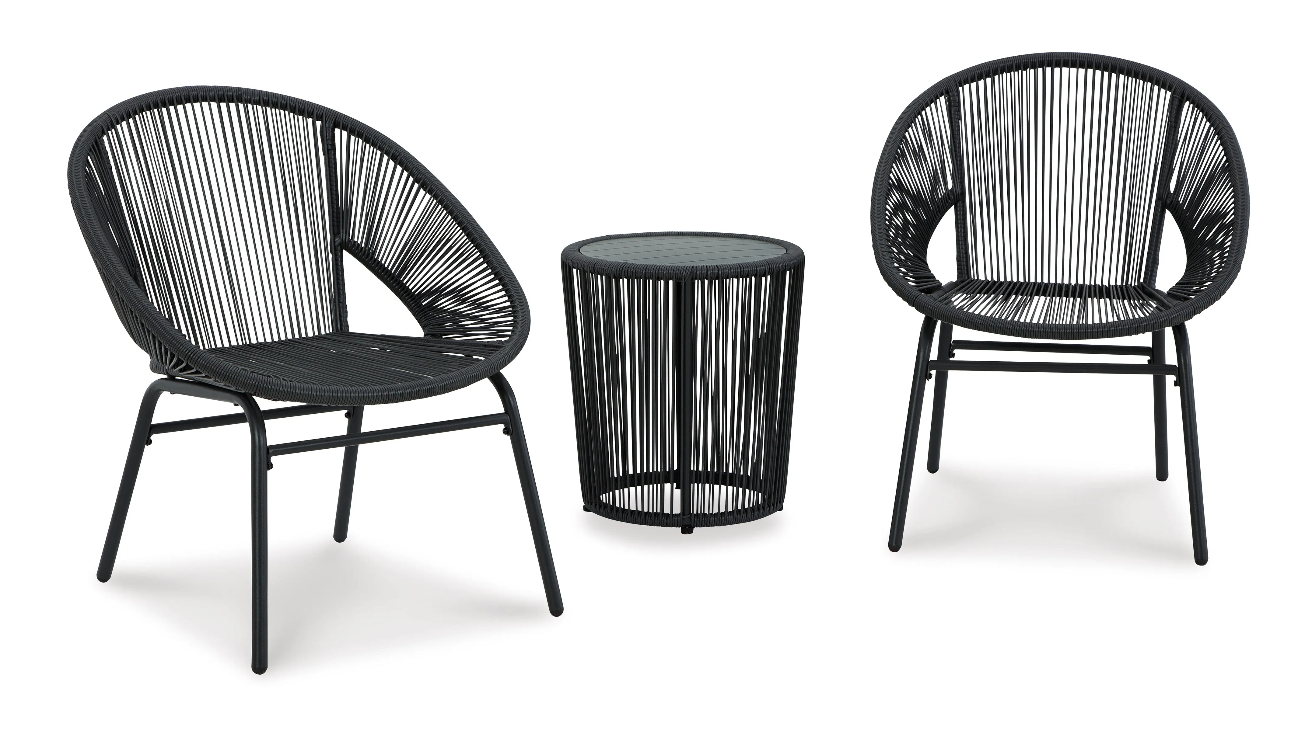 Cape Cod Black Outdoor Set