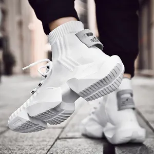 Casual High-Top Shoes Net Red Socks Trendy Shoes Men Shoes