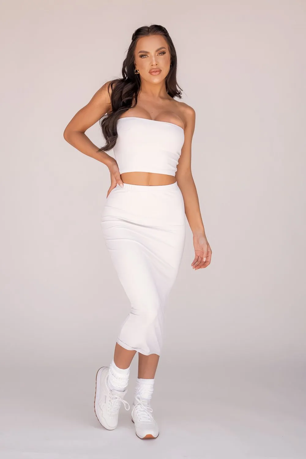 Celina Midi Skirt - Air