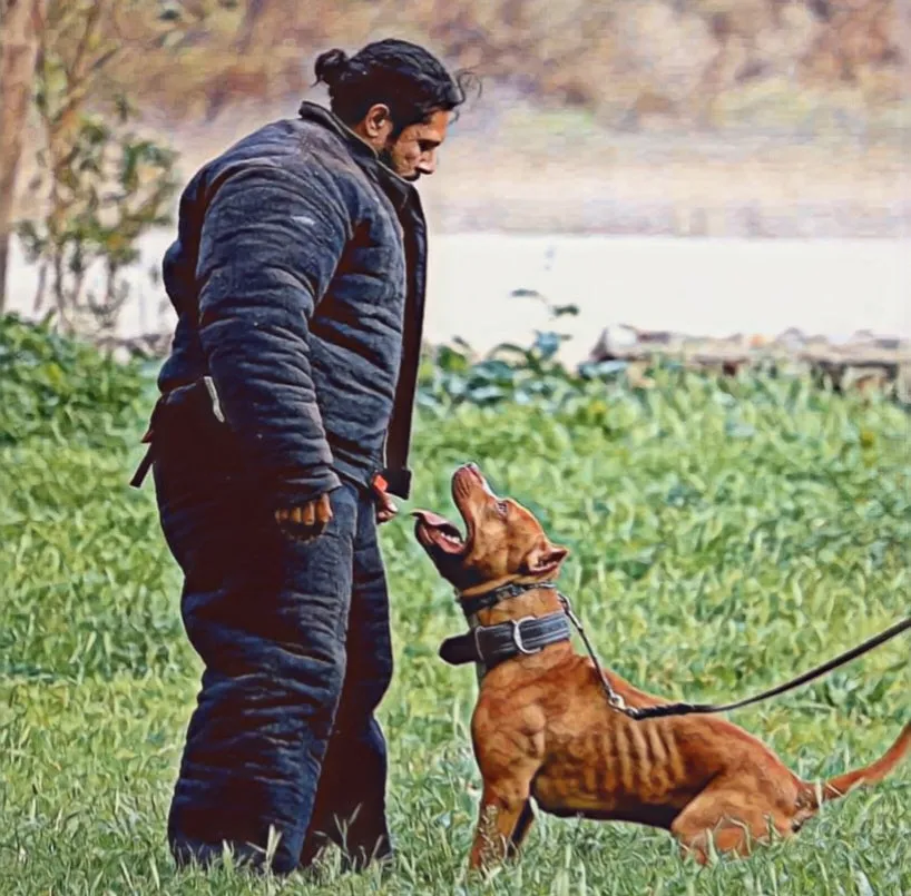 Cerberus aka Brandy the Pitbull ⚔ Naga Jolokia- "Red Lotus" C.G.C. Titled via A.K.C. Trained since 6 wks old
