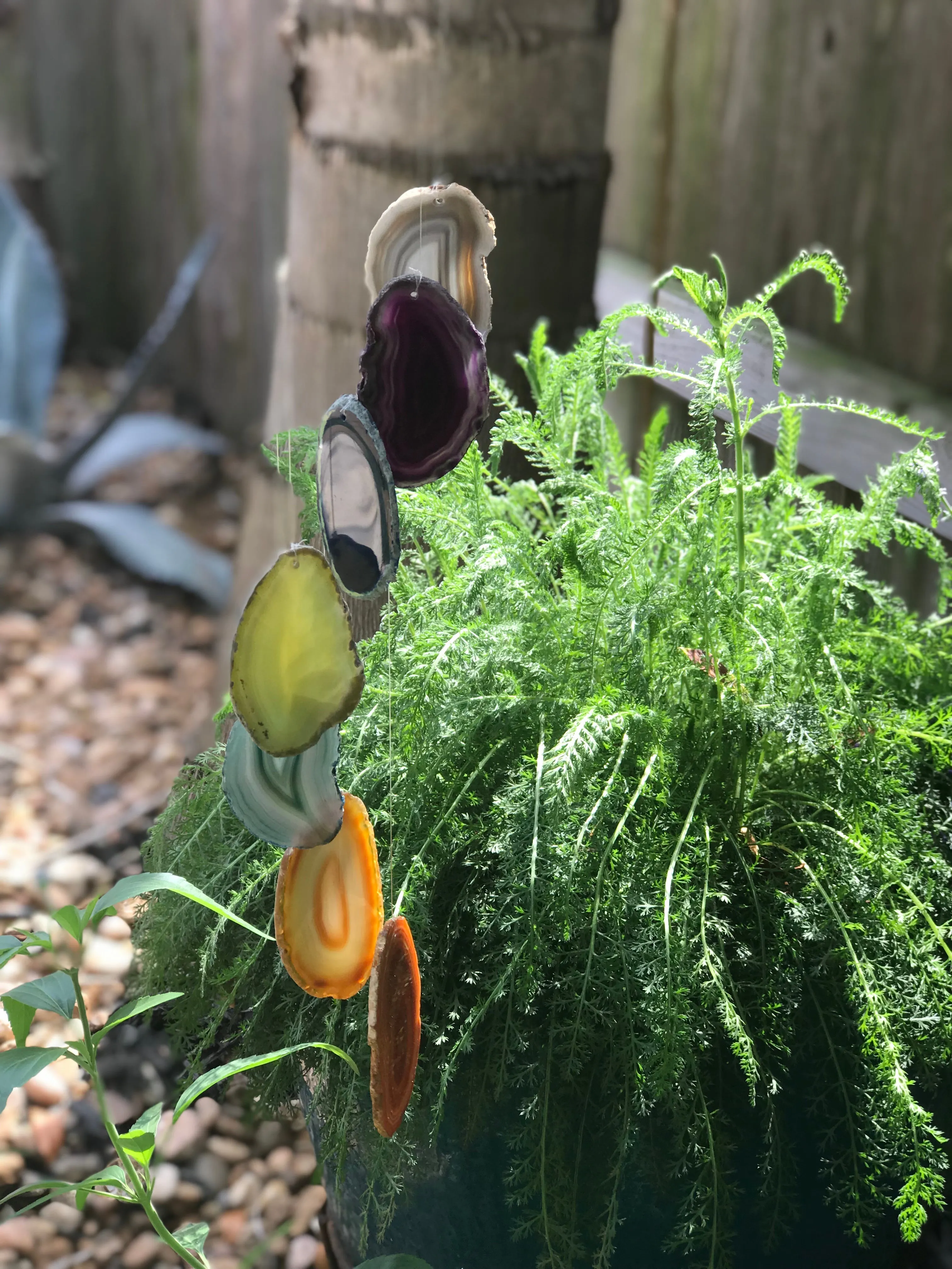 Chakra Agate Wind Chimes