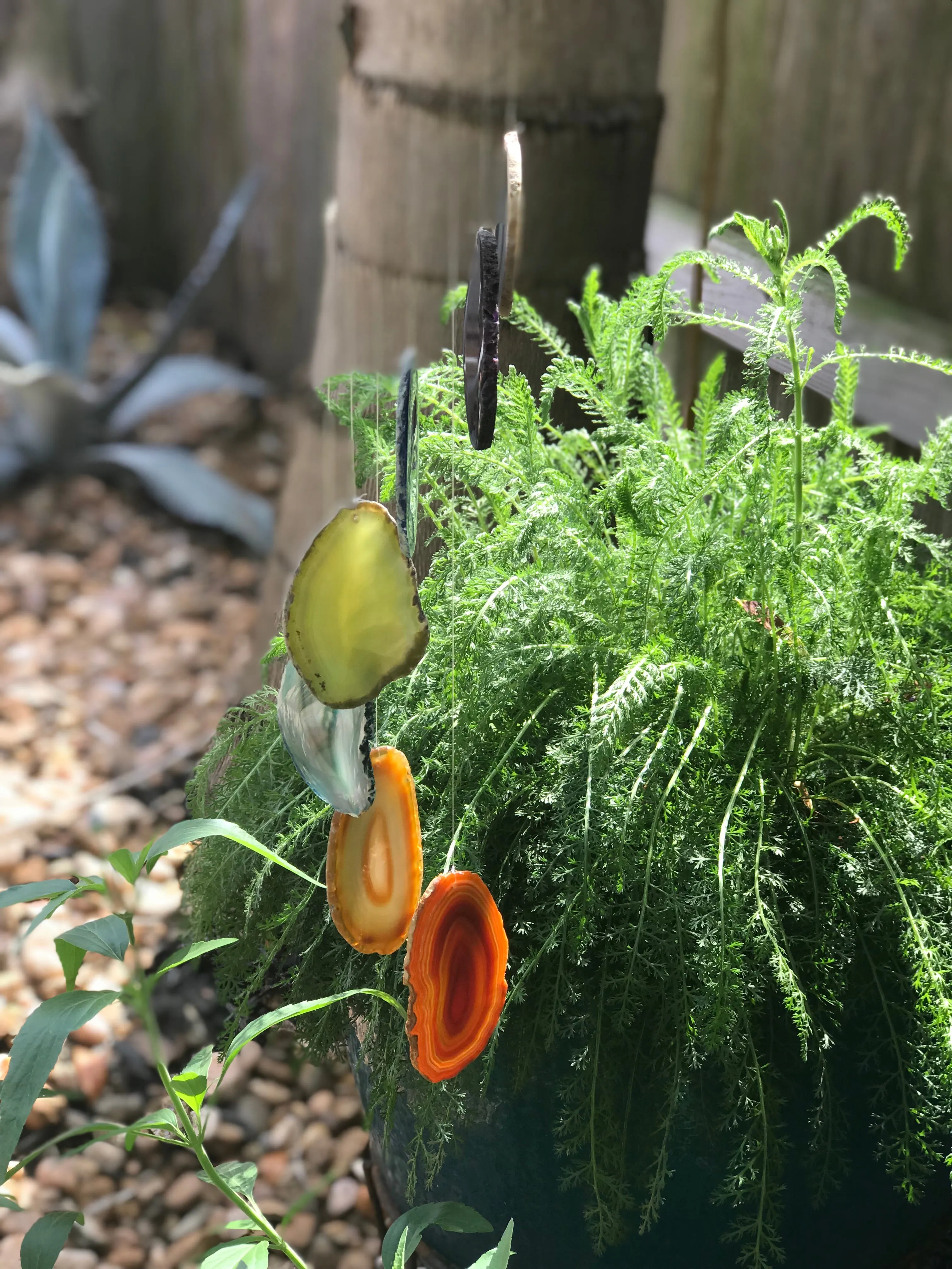 Chakra Agate Wind Chimes