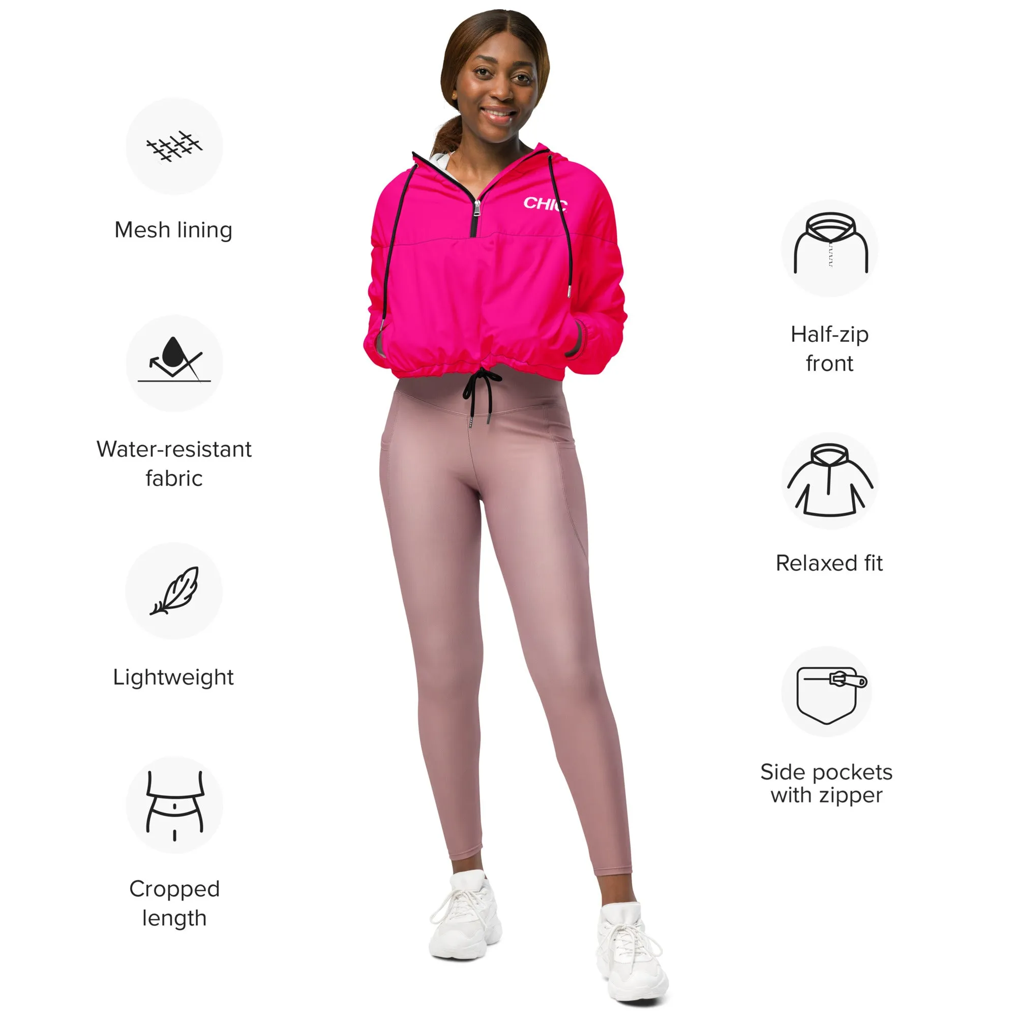CHIC Cropped Windbreaker